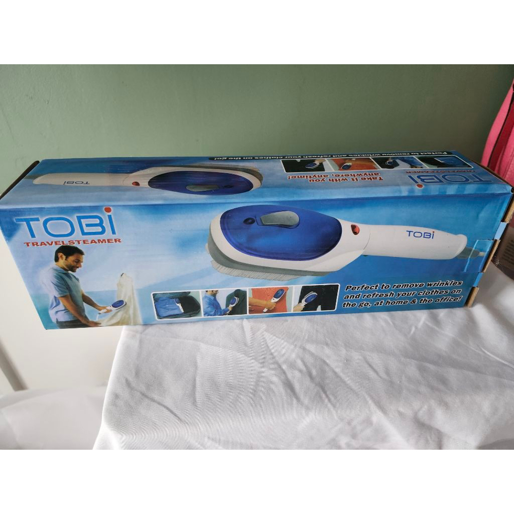 Tobi Travel Steamer One Size Blue White
